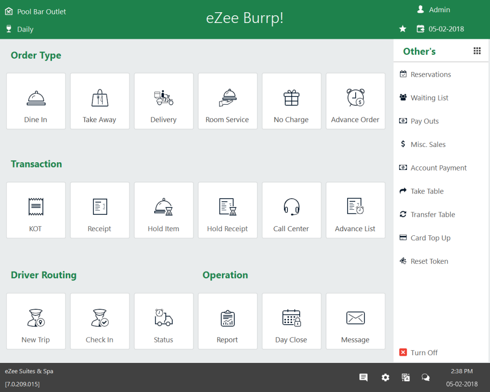 screenshot of eZee Burrp!